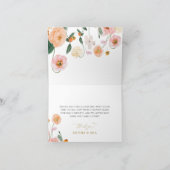 ピンクポピーフローラサンキューカード サンキューカード (内部)