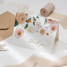 ピンクポピーフローラサンキューカード