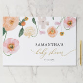 ピンクポピーフローラベビーシャワー紙パッド ペーパーパッド (インサイチュ)