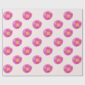 ピンクポピーラッピング紙 ラッピングペーパー (フラット)