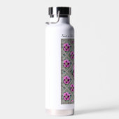 ピンクポピー付き絶縁かわいらしウォーターボトル ウォーターボトル (右面)