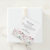 ピンクポピー結婚メドウウェルカムギフトラベル フェイバータグ (インサイチュ)