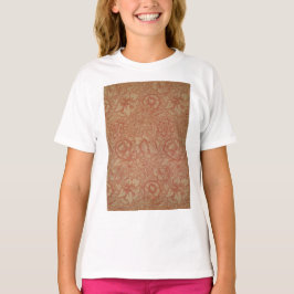 ピンクポピー (ウィリアム・モリス作) (ヴィンテージパターン) Tシャツ
