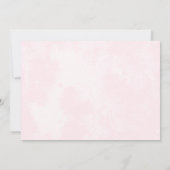 ピンクポプシクル誕生日写真サンキューカード サンキューカード (裏面)