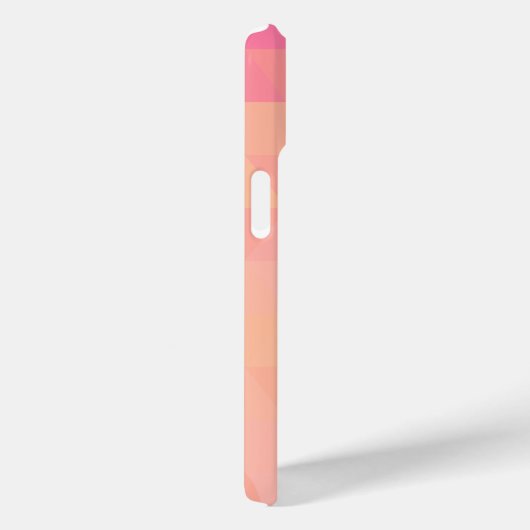 ピンクポリゴン Case-Mate iPhoneケース (裏面 / 右)