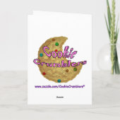 ピンクポルクドットプードルマザーズデイカード カード (裏面)