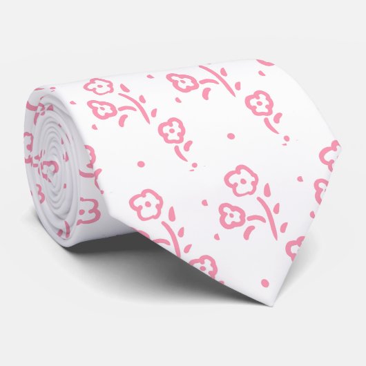 ピンクポーズタイ ネクタイ (ロール)