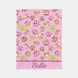 ピンクポーズペットフリースブランケット フリースブランケット