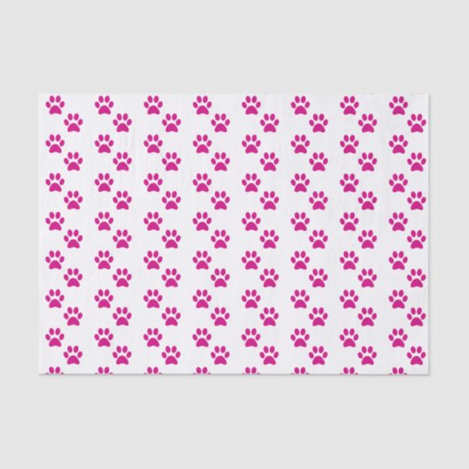 ピンクポープリントティッシュペーパー 薄葉紙 (正面)