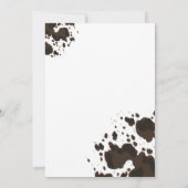 ピンクマイファーストロデオカウボーイ 招待状 (裏面)