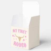 ピンクマイファーストロデオ女性のカーボーイ1stファースト誕生日 フェイバーボックス (オープン)