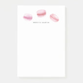 ピンクマカロン |パーソナライズされた | ポストイット (正面)