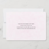 ピンクマカロン&レッドラズベリー サンキューカード (裏面)