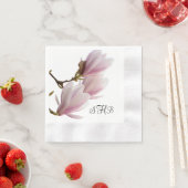 ピンクマグノリアイベント 縁ありカクテルナプキン (インサイチュ)