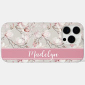 ピンクマグノリアエレガンス Case-Mate iPhoneケース (裏面 (横))
