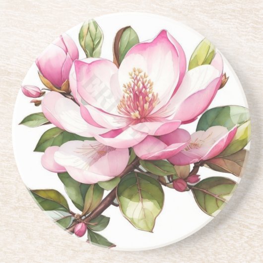 ピンクマグノリアスのコースター コースター (正面)