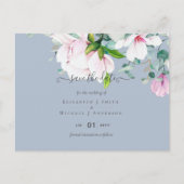 ピンクマグノリアス・セージ・ユーカリ結婚の生誕救生期 ポストカード (正面)