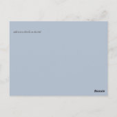 ピンクマグノリアス・セージ・ユーカリ結婚の生誕救生期 ポストカード (裏面)