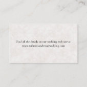 ピンクマグノリア結婚ス詳細 エンクロージャーカード (裏面)