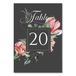 ピンクマグノリア結婚披露宴 テーブルナンバー