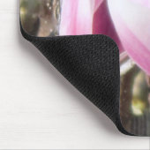 ピンクマグノリア花 マウスパッド (コーナー)