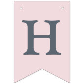 ピンクマグノリア誕生日 バンティングフラッグ (第2の旗)