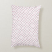 ピンクマグノリア（犬）スタッフォードドッグズバラアートプリント アクセントクッション (裏面(縦))