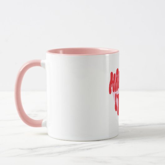 ピンクマグ マグカップ (左)