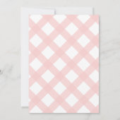 ピンクマザーズデイティーパーティー 招待状 (裏面)