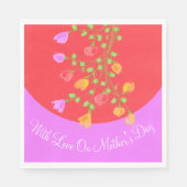 ピンクマザーズ紙ナプキンス スタンダードランチョンナプキン (正面)