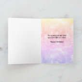 ピンクマジカルフェアリー9th誕生日カード カード (内部)