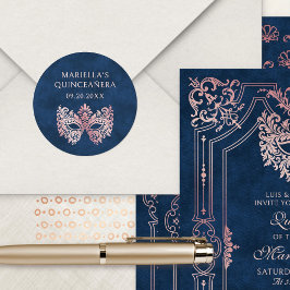 ピンクマスカレードマスクエレガントキンセアニェラ ラウンドシール