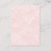 ピンクマスカレードマスクキンセアニェラQR RSVP エンクロージャーカード (裏面)