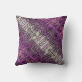 ピンクマゼンタボホシック抽象芸術装飾用クッション クッション (裏面)