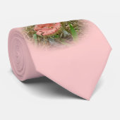 ピンクマッシュルームタイ ネクタイ (ロール)