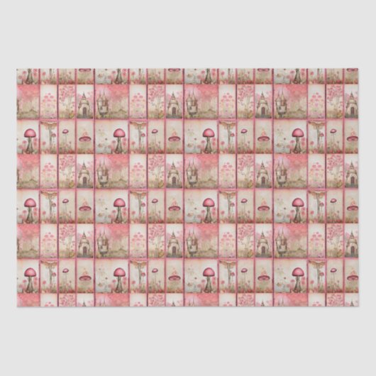 ピンクマッシュルーム 薄葉紙 (正面)