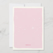 ピンクマティーニの招待状 招待状 (裏面)