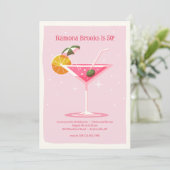 ピンクマティーニ招待状 招待状 (スタンド正面)