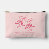 ピンクマティーニ オーダーメイド ブライズパーティー ギフト アクセサリーポーチ (正面)