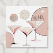 ピンクマティーニ | レトロ | ミッドセンチュリー モダン フェイバータグ (裏面)