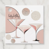 ピンクマティーニ | レトロ | ミッドセンチュリー モダン フェイバータグ (正面)