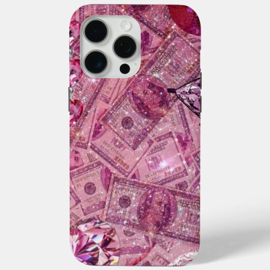 ピンクマネーデザイン電話ケース Case-Mate iPhoneケース (裏面)