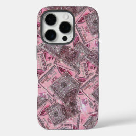 ピンクマネー・デザインのスマホケース 💸💖 iPhone 16 PROケース