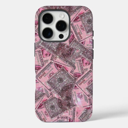 ピンクマネー・デザインのスマホケース 💸💖 Case-Mate iPhoneケース (裏面)