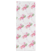 ピンクマフラミンゴクリスマスワイン抱き枕 ワインギフトバッグ (裏面)