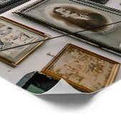 ピンクママパリフランスヴィンテージアートギャラリー ポスター (角)