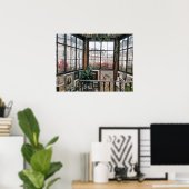 ピンクママパリフランスヴィンテージアートギャラリー ポスター (ホームオフィス)