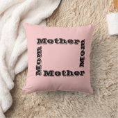 ピンクママママザーピロー クッション (ブランケット)