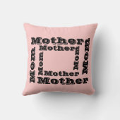 ピンクママママザーピロー クッション (裏面)