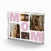 ピンクママ母の日ファミリーフォトコラージュ フォトブロック (右)